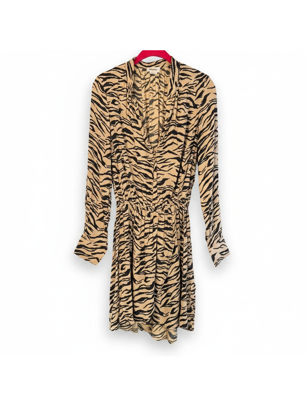 Zadig & Voltaire Rinka Tiger Animal Print Mini Dress - XS